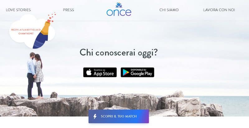 once app home page